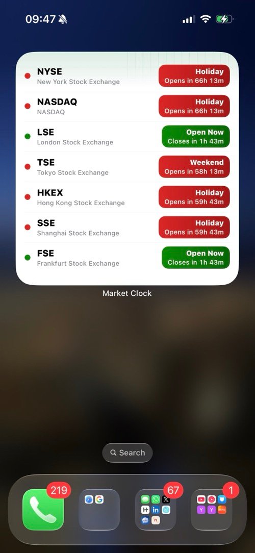 Home Screen widget